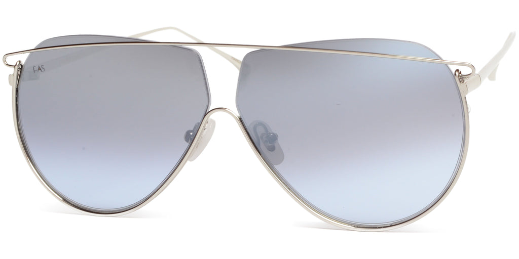 Sluneční brýle zrcadlovky s UV filtrem stříbrné 