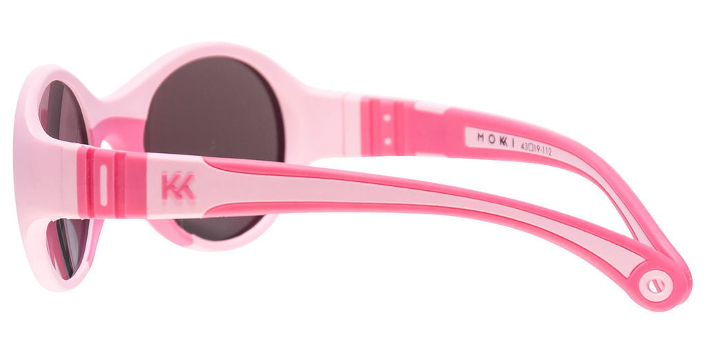 Růžové sluneční brýle pro děti se 100% UV ochranou.